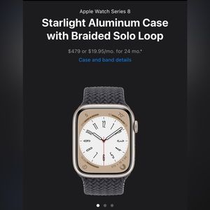 Apple Watch Series 8 with GPS - 45mm Starlight